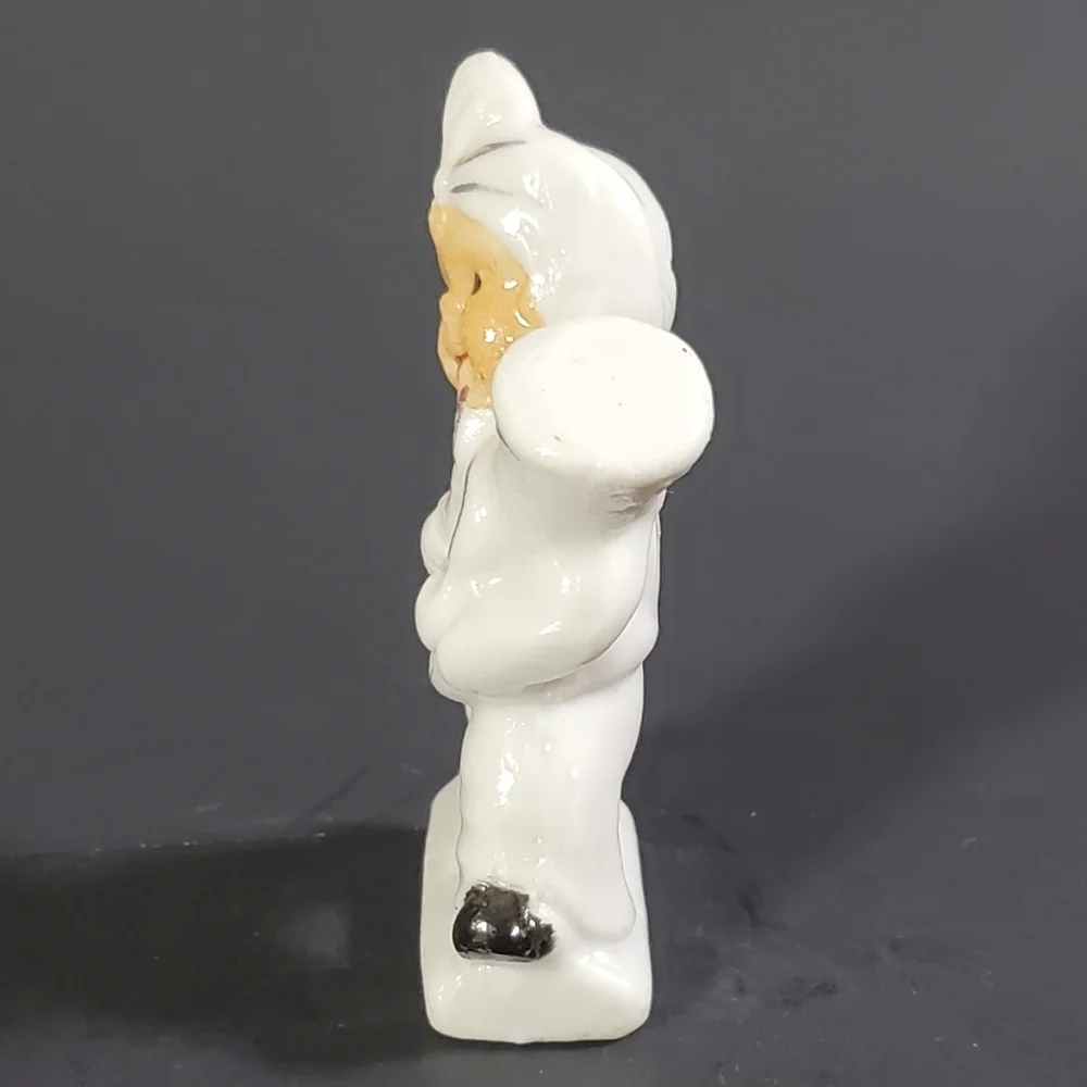 Ceramic Boy Playing Tuba Figurine Musician Collectible Vintage Japan